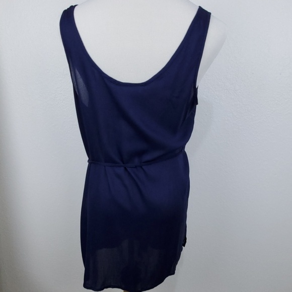 Motherhood Maternity Blouse Navy - Picture 2 of 11